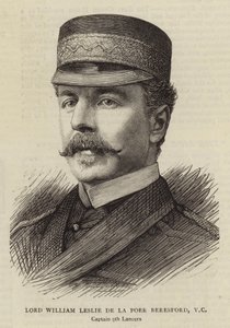 Lord William Leslie de la Poer Beresford, VC (grawerowanie) autorstwa English School