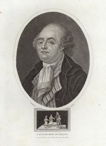 Ludwik XVI król Francji autorstwa English School