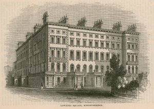 Lowndes Square, Knightsbridge, Londyn autorstwa English School