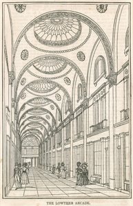 Lowther Arcade, Strand, Londyn autorstwa English School