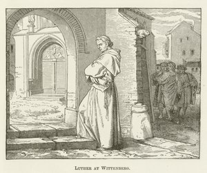 Luter w Wittenberdze autorstwa English School