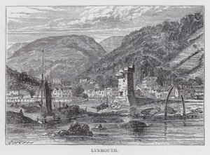 Lynmouth (grawerowanie) autorstwa English School