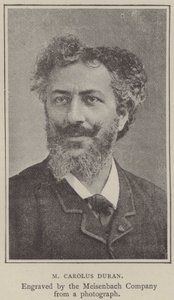 M Carolus Duran (rycina) autorstwa English School