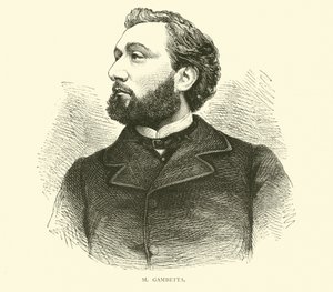 M Gambetta, wrzesień 1870 autorstwa English School