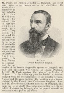 M Pavie, francuski minister w Bangkoku (rycina) autorstwa English School