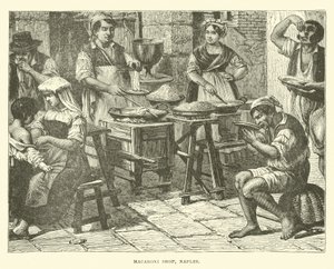 Sklep z makaronami, Neapol autorstwa English School