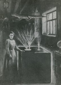 Madame Curie, współczesna alchemik autorstwa English School
