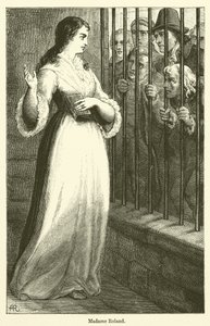 Madame Roland (Grawerowanie) autorstwa English School