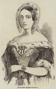 Madame Rossi-Caccia (grawerunek) autorstwa English School