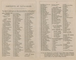 Katalog wystawy Madame Tussaud & Sons na rok 1875 autorstwa English School