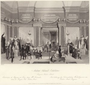 Wystawa Madame Tussauds na bazarze na Baker Street autorstwa English School