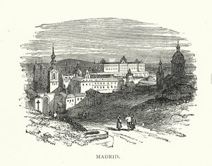 Madryt (grawerunek) autorstwa English School