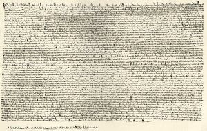 Magna Carta (tusz na pergaminie) autorstwa English School