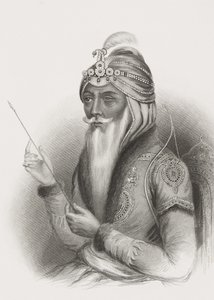 Maharaja Ranjit Singh, z „Galerii Portretów Historycznych”, wydanej ok. 1880 r. autorstwa English School