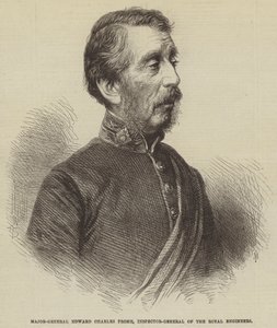 Generał dywizji Edward Charles Frome, Inspektor Generalny Inżynierów Królewskich (grafika) autorstwa English School