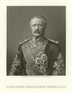 Generał dywizji Charles George Gordon autorstwa English School
