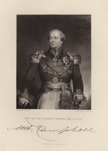 Generał dywizji Sir Archibald Campbell autorstwa English School