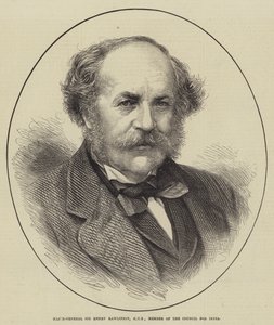 Generał dywizji Sir Henry Rawlinson, KCB, Członek Rady ds. Indii (grafika) autorstwa English School
