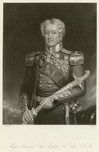 Generał dywizji Sir Robert H Sale autorstwa English School