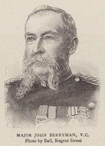 Major John Barryman, VC (grafika) autorstwa English School