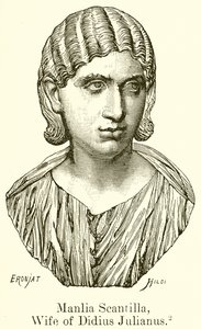 Manlia Scantilla, żona Didiusa Julianusa autorstwa English School