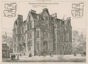 Rezydencje Lowther Gardens, Queens Gate, Kensington autorstwa English School