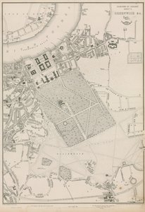 Mapa Greenwich i okolic, Londyn