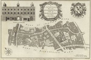 Mapa Lime Street Ward, Londyn