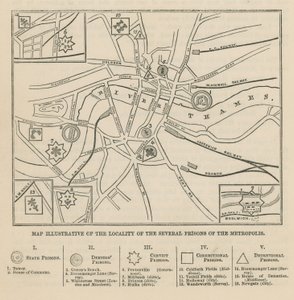 Mapa londyńskich więzień