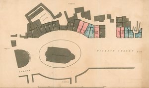 Mapa Pickett Street i The Strand w Londynie
