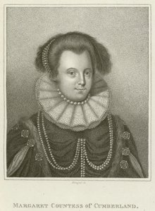 Margaret, hrabina Cumberland (grafika) autorstwa English School