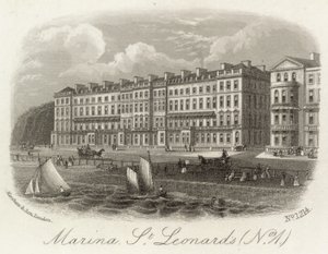 Marina w St Leonards on Sea autorstwa English School