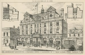 Mariners Institute, Canning Town, Londyn autorstwa English School