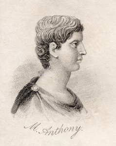 Mark Anthony, z „Słownika historycznego Krabba”, opublikowanego w 1825 r. autorstwa English School