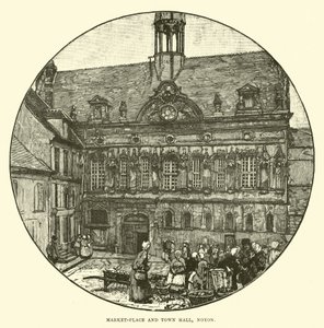 Rynek i ratusz, Noyon autorstwa English School