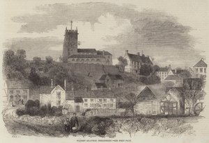 Rynek Drayton, Shropshire autorstwa English School