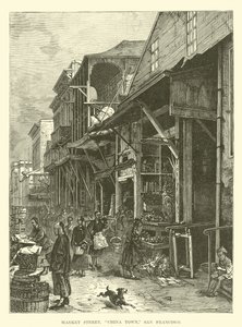 Ulica handlowa, Chinatown, San Francisco autorstwa English School