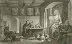 Dom Marcina Lutra w Wittenberdze autorstwa English School