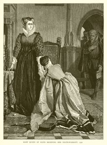 Mary Queen of Scots otrzymuje nakaz śmierci, 1557 autorstwa English School