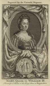 Maryja, królowa Wilhelma III autorstwa English School