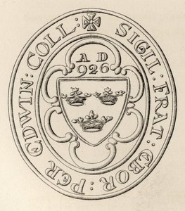 Pieczęć masońska Wielkiej Loży Wielkiej Anglii, York, ok. 1766, z Historii masonerii, tom II, wydanej przez Thomasa C. Jacka, Londyn, 1883 autorstwa English School