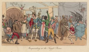 Maskarada w Argyle Rooms autorstwa English School