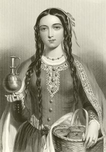 Matylda Szkocji, królowa króla Henryka I autorstwa English School