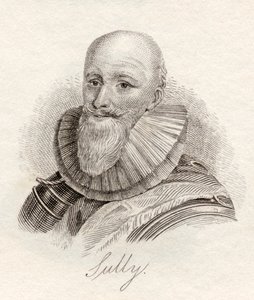Maximilien de Bethune, książę de Sully, z „Słownika historycznego Krabba”, opublikowanego w 1825 r. autorstwa English School