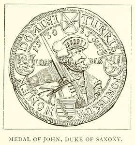 Medal Jana Księcia Saksonii autorstwa English School