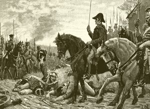 Spotkanie Wellingtona i Bluchera po bitwie pod Waterloo