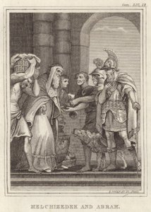 Melchizedek i Abram autorstwa English School