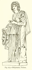 Melpomena, Watykan autorstwa English School