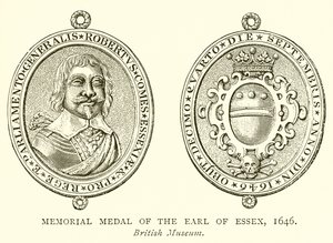 Medal pamiątkowy hrabiego Essex, 1646 autorstwa English School