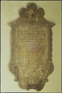 Pomnik Thomas Duke, 1750 (drewno malowane)